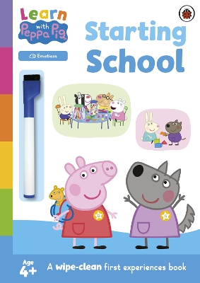 Learn with Peppa: Starting School wipe-clean activity book book