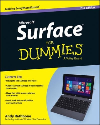 Surface for Dummies, 2nd Edition by Andy Rathbone