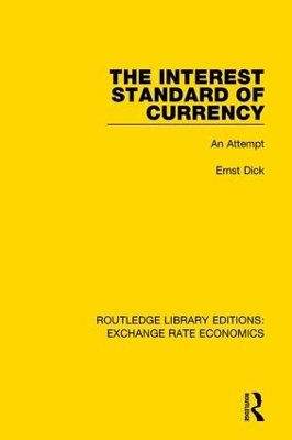 Interest Standard of Currency book