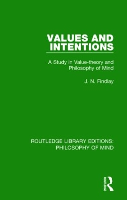 Values and Intentions book