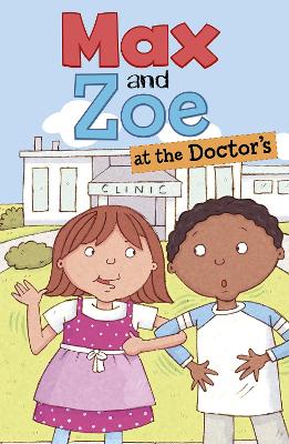 Max and Zoe at the Doctor's book