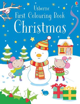 First Colouring Book Christmas book