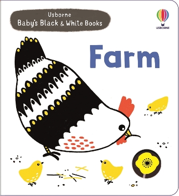 Baby's Black and White Books Farm book
