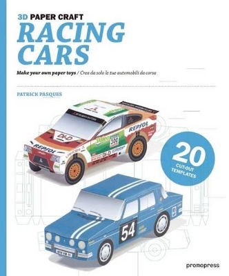 Racing Cars 3D Paper Craft book