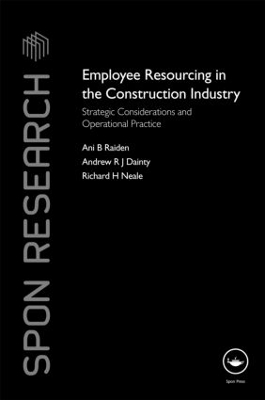 Employee Resourcing in the Construction Industry book