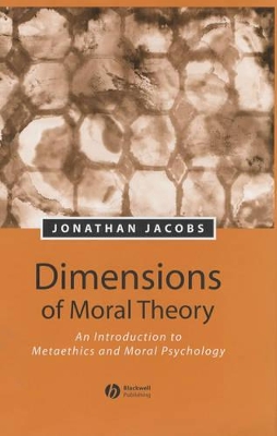 Dimensions of Moral Theory book