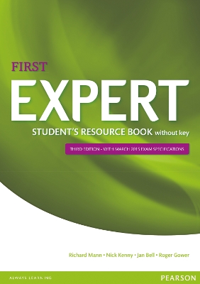 Expert First 3rd Edition Student's Resource Book without Key book