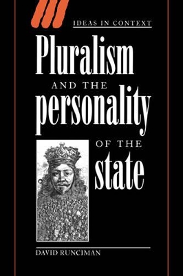 Pluralism and the Personality of the State book