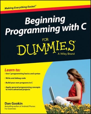 Beginning Programming with C For Dummies book