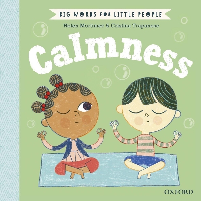 Big Words for Little People Calmness book