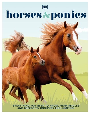 Horses & Ponies: Everything You Need to Know, From Bridles and Breeds to Jodhpurs and Jumping! by DK