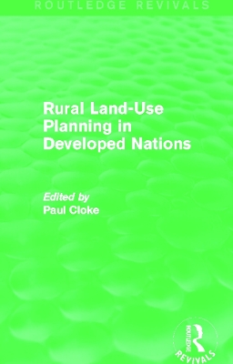 Rural Land-Use Planning in Developed Nations by Paul Cloke