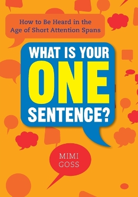 What Is Your One Sentence? book