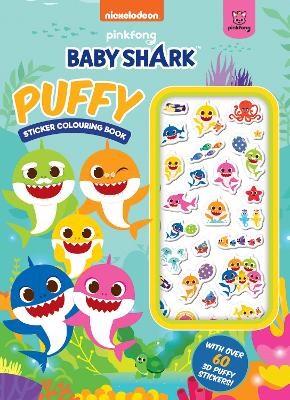 Baby Shark: Puffy Sticker Colouring Book (Nickelodeon) book