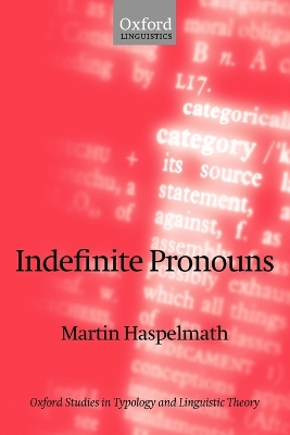 Indefinite Pronouns by Martin Haspelmath