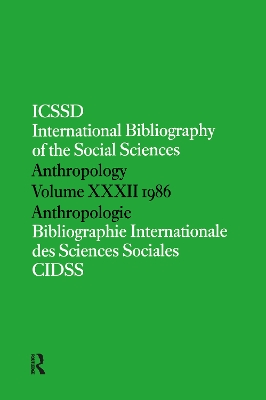 IBSS: Anthropology book