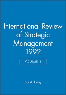 International Review of Strategic Management book