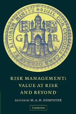 Risk Management by M. A. H. Dempster