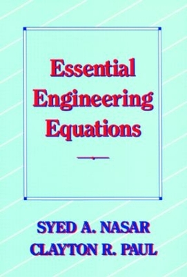 Essential Engineering Equations book