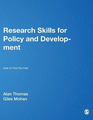 Research Skills for Policy and Development book