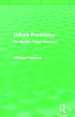 Urban Problems by Michael Pacione