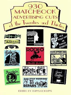 930 Matchbook Advertising Cuts of the Twenties and Thirties book