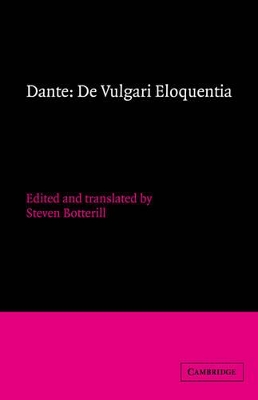 Dante: De vulgari eloquentia book