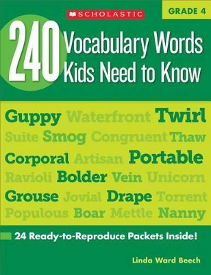 240 Vocabulary Words Kids Need to Know: Grade 4 book