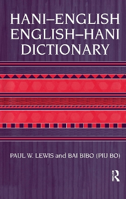 Hani-English, English-Hani Dictionary book