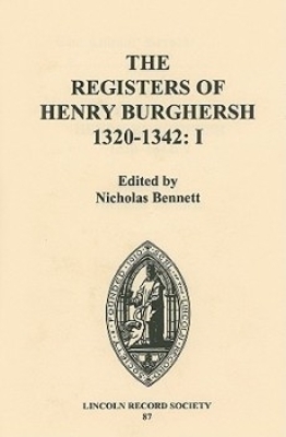 Registers of Henry Burghersh 1320-1342 book