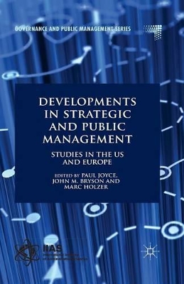 Developments in Strategic and Public Management book