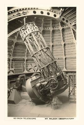 Vintage Journal Mt. Wilson Observatory Telescope book