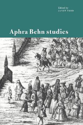Aphra Behn Studies book