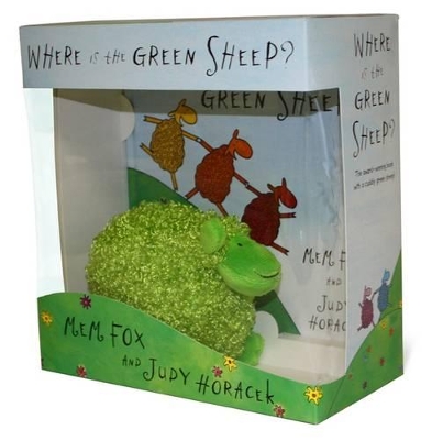 Where Is The Green Sheep? Hardback Book And Plush Toy BoxedSet by Mem Fox