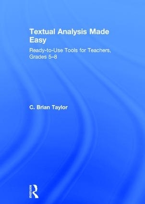 Textual Analysis Made Easy by C. Brian Taylor
