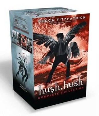 Hush, Hush PB slipcase x 4 book