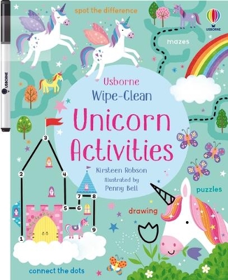 Wipe-Clean Unicorn Activities book