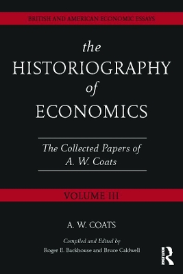Historiography of Economics book