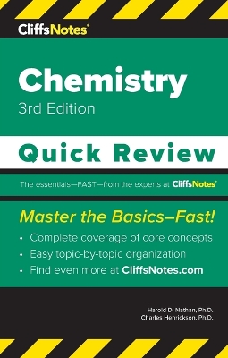 CliffsNotes Chemistry: Quick Review book