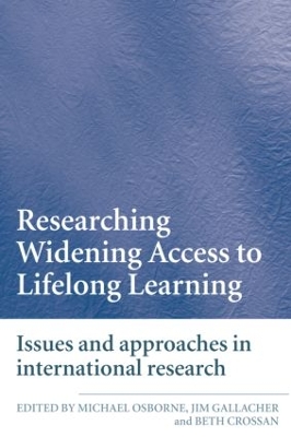 Researching Widening Access to Lifelong Learning book