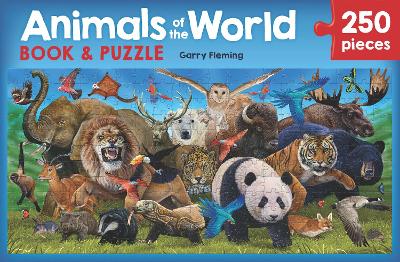 Animals of the World Book and Puzzle by Garry Fleming