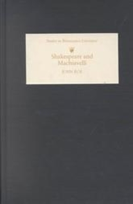 Shakespeare and Machiavelli book