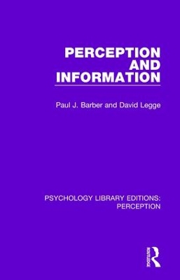Perception and Information by Paul J. Barber