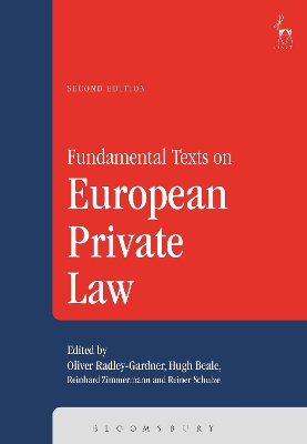 Fundamental Texts on European Private Law book