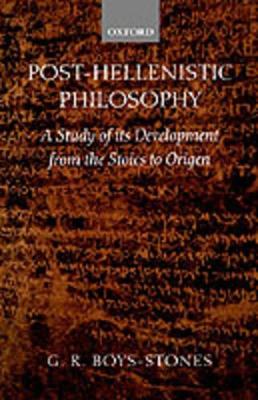 Post-Hellenistic Philosophy book