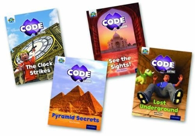 Project X CODE Extra: Purple Book Band, Oxford Level 8: Wonders of the World and Pyramid Peril, Mixed Pack of 4 book