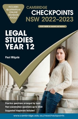 Cambridge Checkpoints NSW Legal Studies Year 12 2022-2023 book