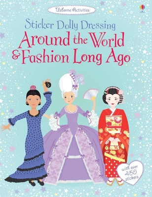 Sticker Dolly Dressing Around the World Around The World & Fashion Long Ago by Emily Bone