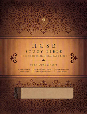 HCSB Study Bible (Dark Brown/Taupe Duotone Simulated Leather) book