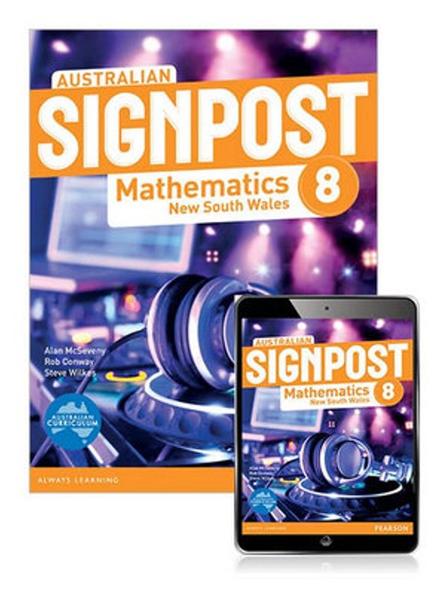 Australian Signpost Mathematics New South Wales 8 Student Book with eBook book